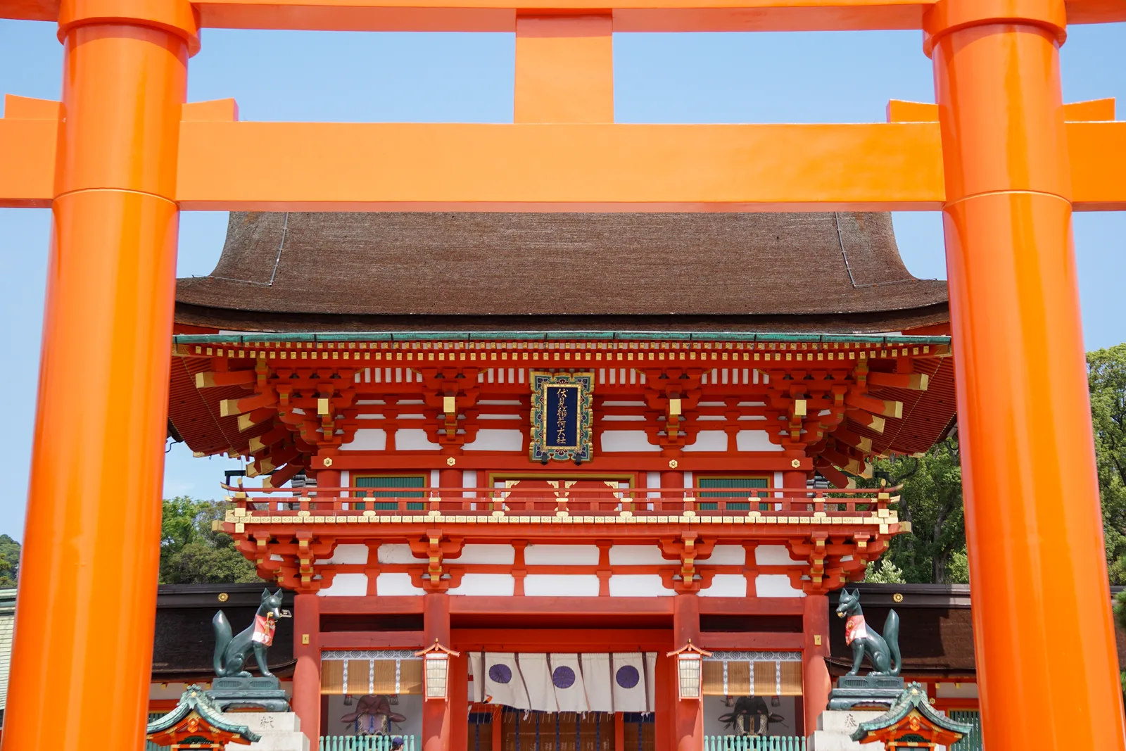 Romon Gate at Fushimi Inari Taisha