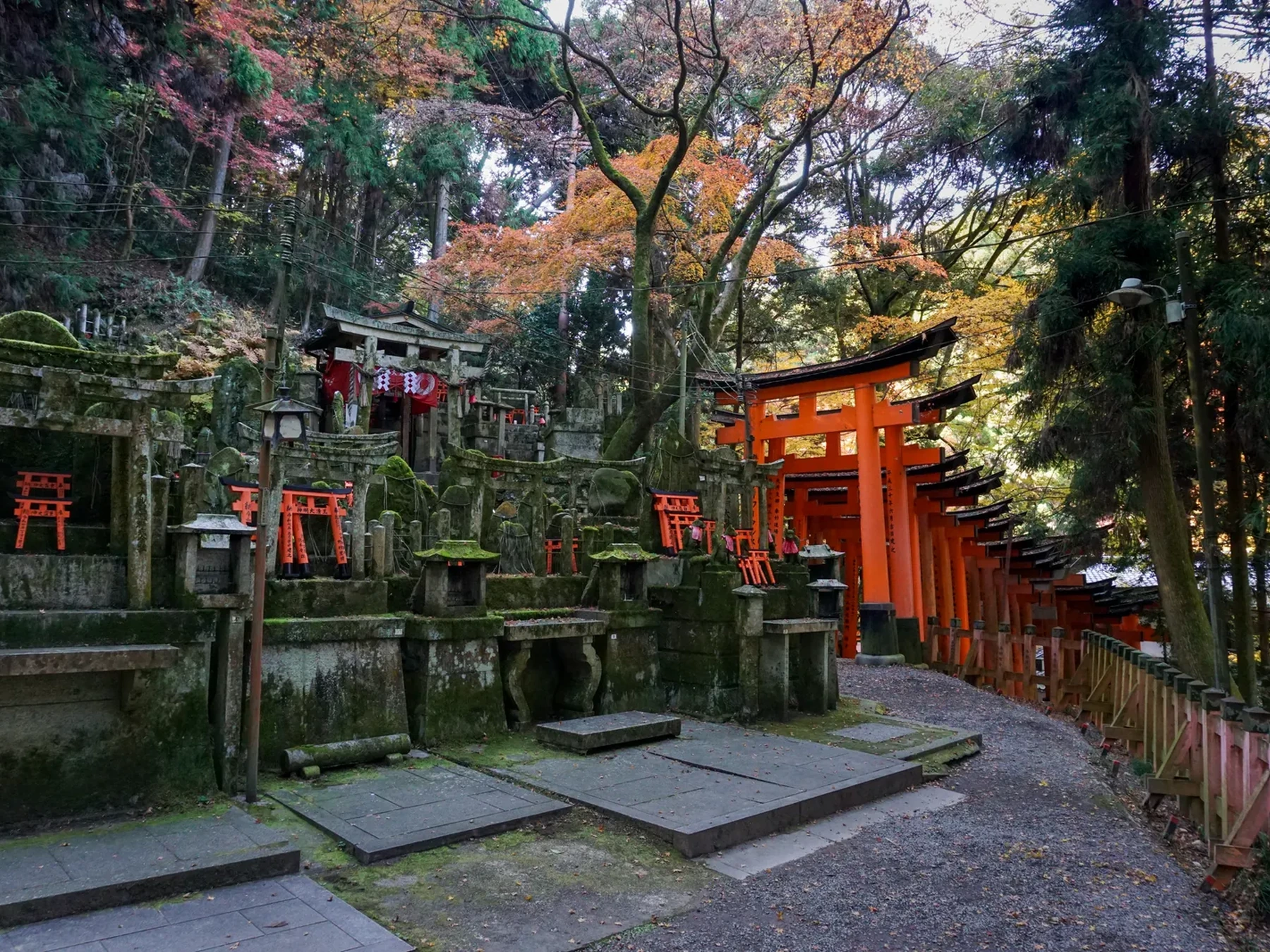 Gozendani worship area on Mount Inari