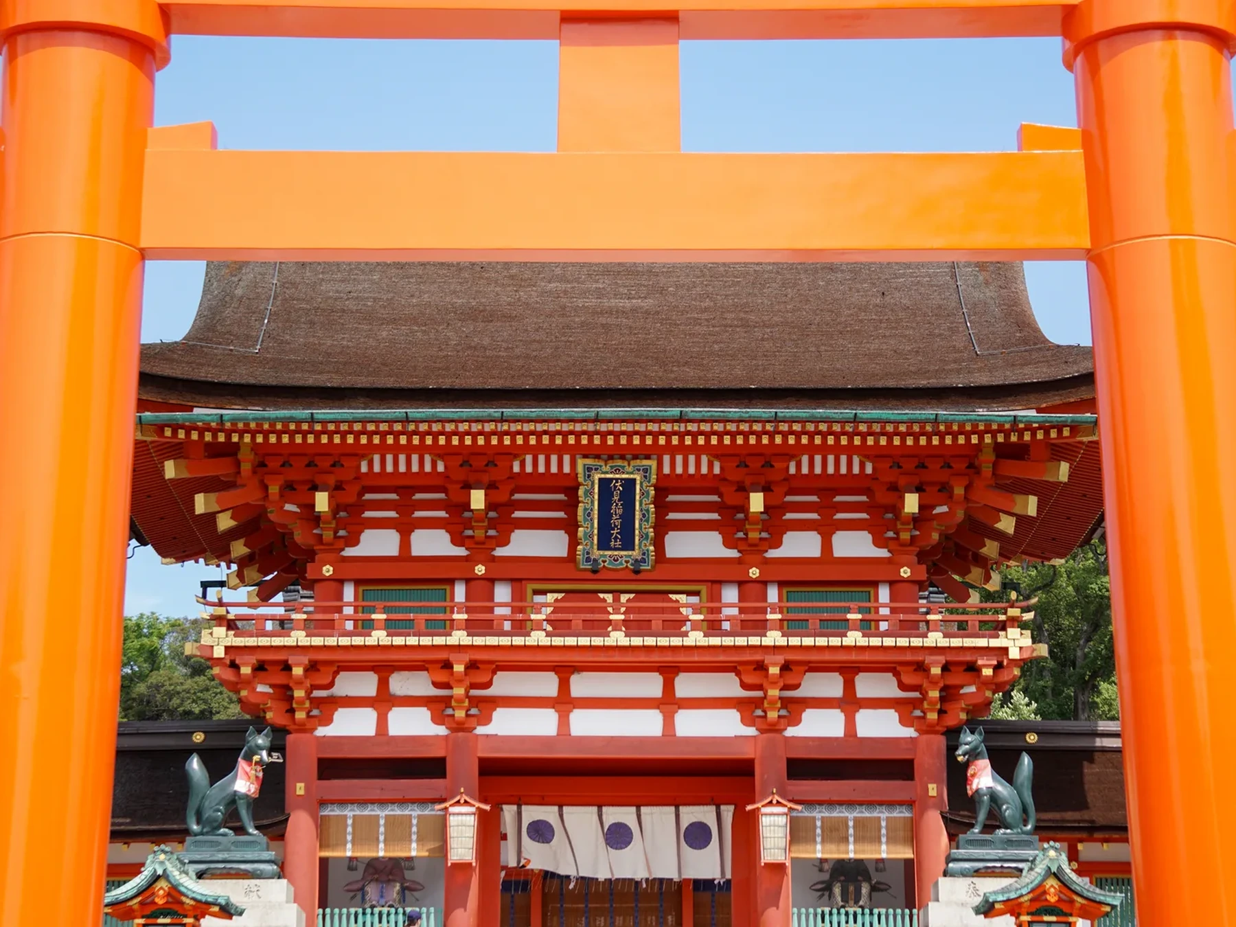Romon Gate at Fushimi Inari Taisha